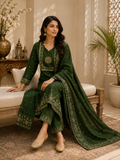 Olive Green Bandhani Print Cotton Kurta Set with Dupatta